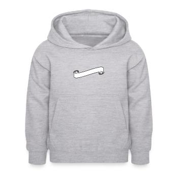Bannière - Sweat à capuche Enfant - gris clair chiné - Devant - AI Model Kid Female (0cm)