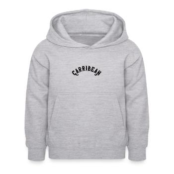 Caraïbes - Sweat à capuche Enfant - gris clair chiné - Devant - AI Model Kid Female (0cm)