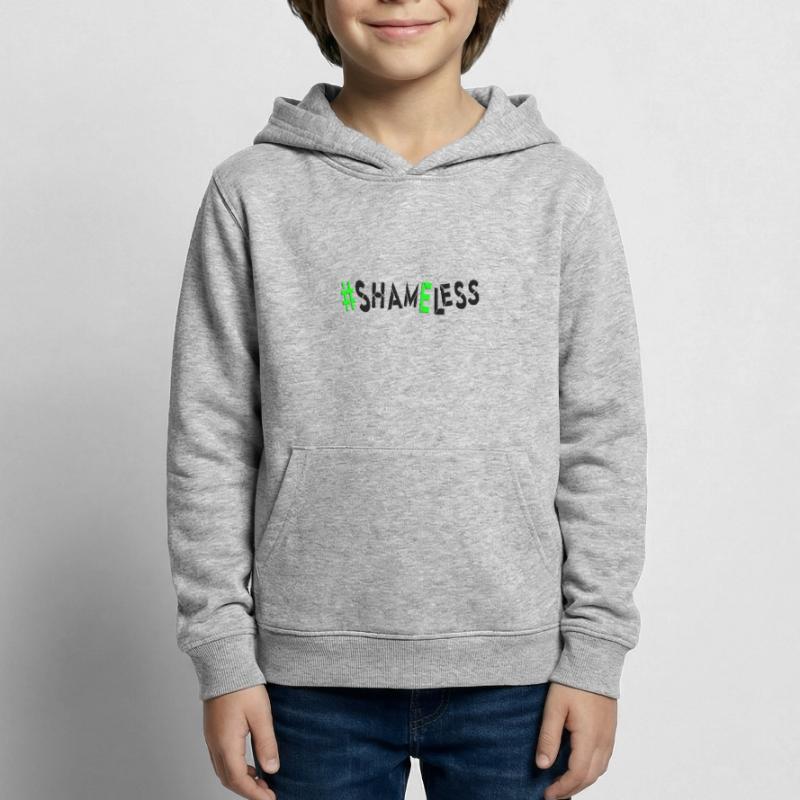 #shameless flagrant unabashed barefaced Kids Hoodie