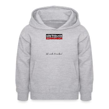 Gästebuch Kommunion Mädchen Jungen Erstkommunion - Kinder Hoodie - Hellgrau meliert - Vorne - AI Model Kid Female (0cm)