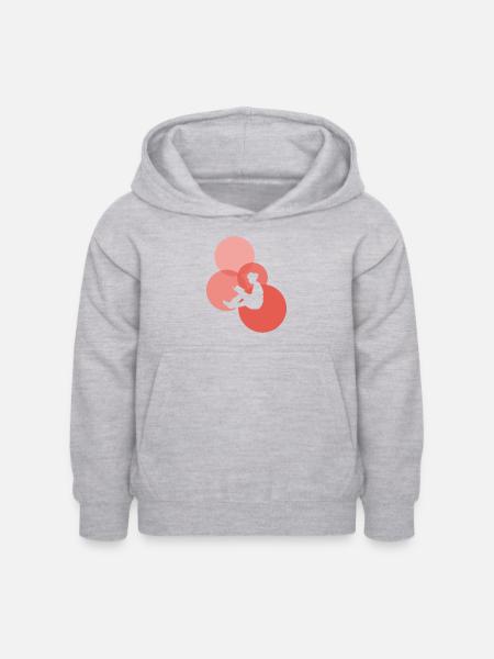 Literatur Lesen - Kinder Hoodie - Hellgrau meliert