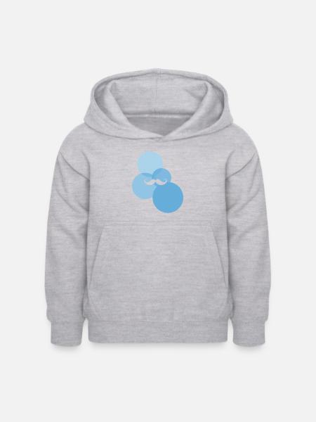 Bart Sir Baertig - Kinder Hoodie - Hellgrau meliert