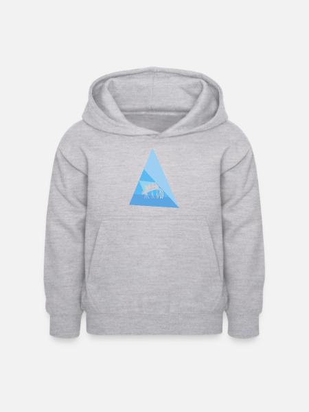 Achterbahn Riesenrad - Kinder Hoodie - Hellgrau meliert