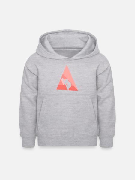 Faul - Kinder Hoodie - Hellgrau meliert