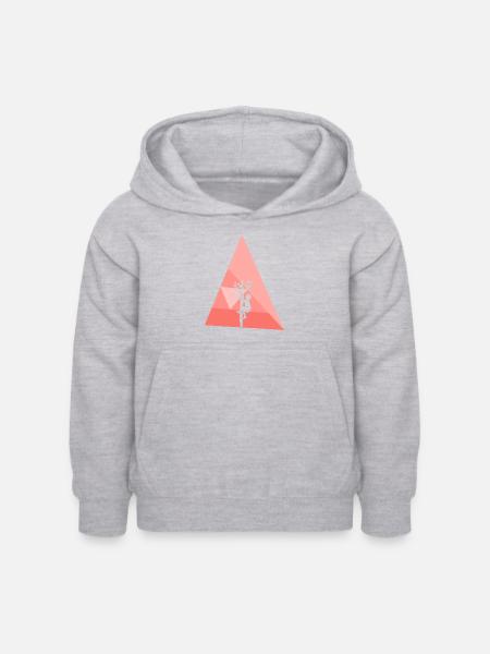 Kletterer Ausrüstung - Kinder Hoodie - Hellgrau meliert