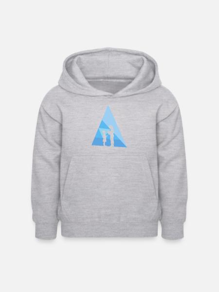 Grundschullehrer Lernen Schule - Kinder Hoodie - Hellgrau meliert
