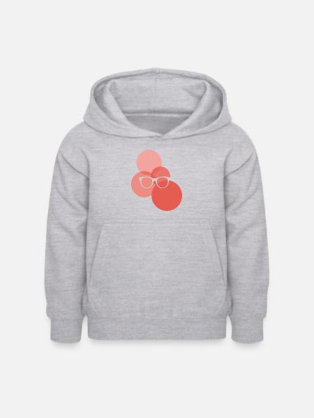 Leseratte Lesen Writing - Kinder Hoodie - Hellgrau meliert