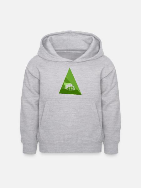 Rummel Riesenrad - Kinder Hoodie - Hellgrau meliert