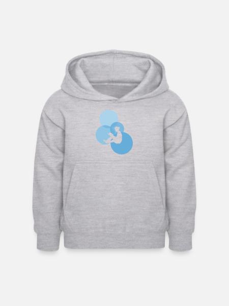 Lesen Bildung - Kinder Hoodie - Hellgrau meliert