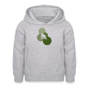 Roller coaster rollercoaster funfair - Kids Hoodie - light heather grey - Front - AI Model Kid Female (0cm)