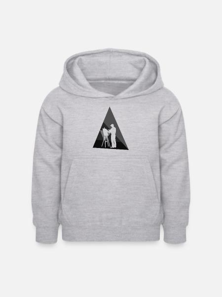 Malen Maler Künstler - Kinder Hoodie - Hellgrau meliert