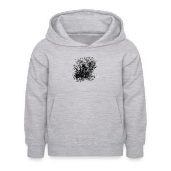 Motorrad Bikerstyle Custombike Rennsport Splash - Kinder Hoodie - Hellgrau meliert - Vorne - AI Model Kid Female (0cm)
