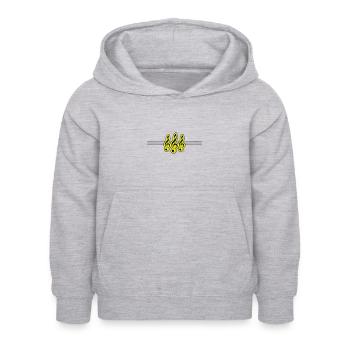 Music symbol clef - Kids Hoodie - light heather grey - Front - AI Model Kid Female (0cm)