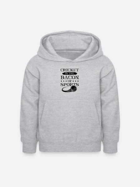 Bacon de grillon - Sweat à capuche Enfant - gris clair chiné