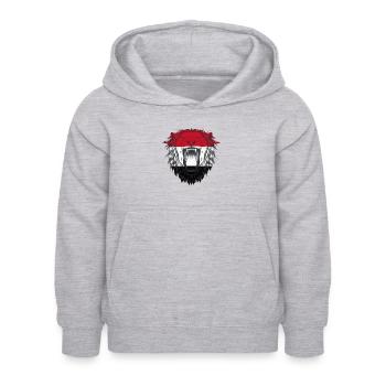 Jemen - Kinder Hoodie - Hellgrau meliert - Vorne - AI Model Kid Female (0cm)
