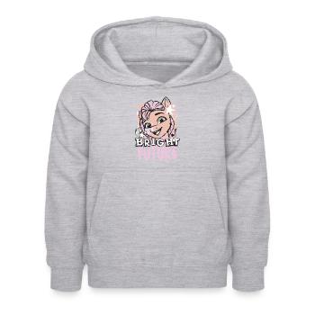 My Little Pony Bright Future - Kinder Hoodie - Hellgrau meliert - Vorne - AI Model Kid Female (0cm)