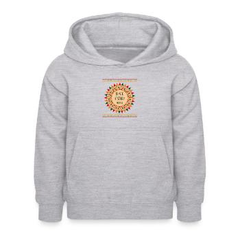 T-shirt du Mois de l’histoire des Noirs : Montrez votre fierté - Sweat à capuche Enfant - gris clair chiné - Devant - AI Model Kid Female (0cm)