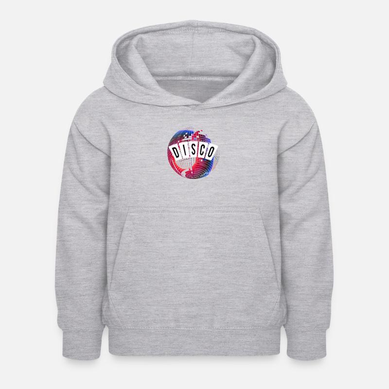 Disco 2 - Kinder Hoodie - Hellgrau meliert