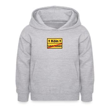 Nummer eins Köln - Kinder Hoodie - Hellgrau meliert - Vorne - AI Model Kid Female (0cm)
