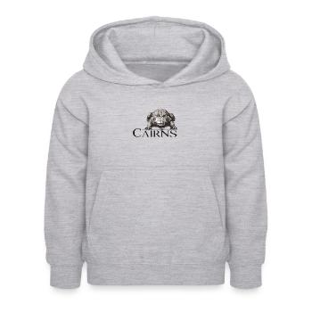 Cairns Aligator - Kids Hoodie - light heather grey - Front - AI Model Kid Female (0cm)