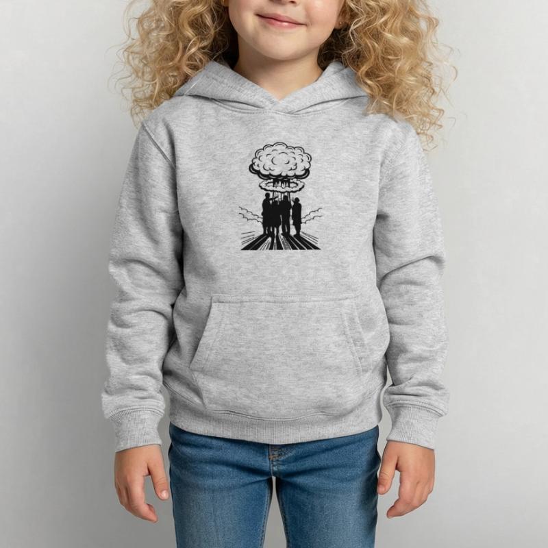 | changeable de couleur Bombe atomique Selfie Explosion nucléaire Sweat à capuche Enfant