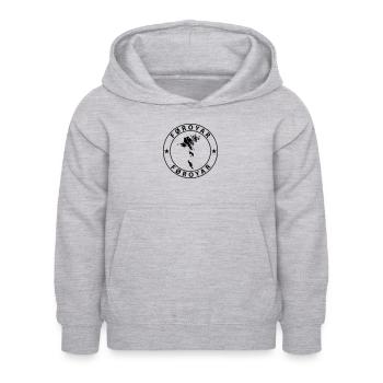 Färöer Inseln - Kinder Hoodie - Hellgrau meliert - Vorne - AI Model Kid Female (0cm)