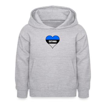 Estonia - Kids Hoodie - light heather grey - Front - AI Model Kid Female (0cm)