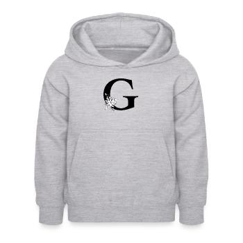 Point G - Sweat à capuche Enfant - gris clair chiné - Devant - AI Model Kid Female (0cm)