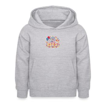 Alles Gute zum 25. Geburtstag Geschenke für fünfundzwanzigste 25-Jährige - Kinder Hoodie - Hellgrau meliert - Vorne - AI Model Kid Female (0cm)