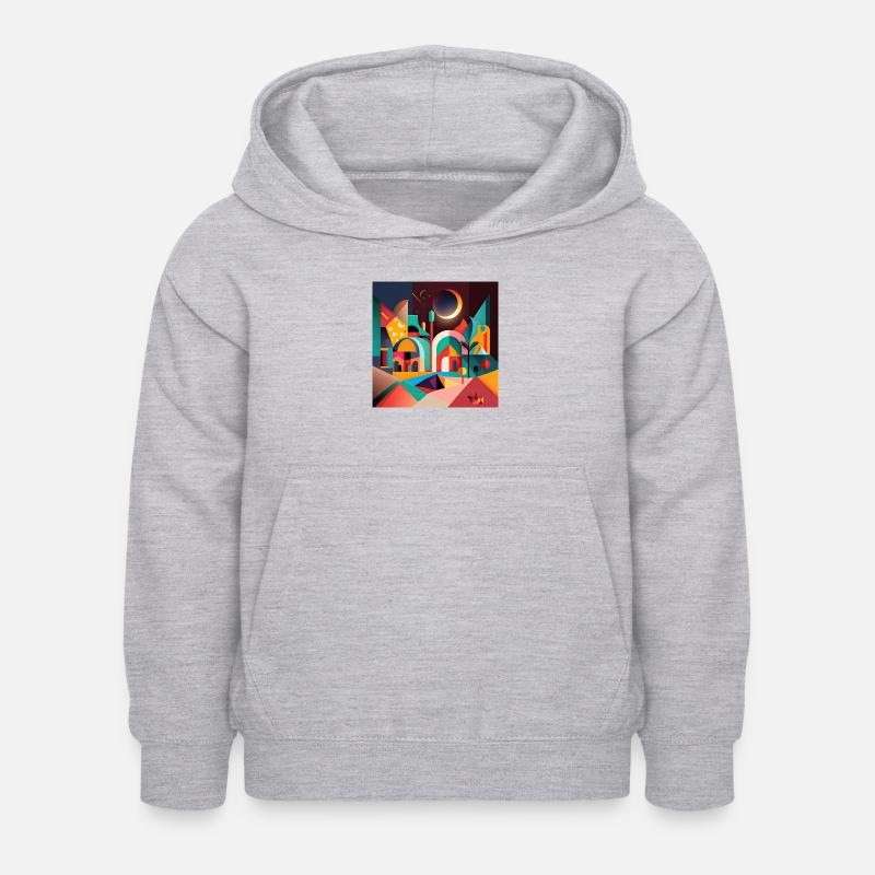 L’héritage du Bauhaus - Sweat à capuche Enfant - gris clair chiné