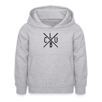 Club - Kinder Hoodie - Hellgrau meliert - Vorne - AI Model Kid Female (0cm)