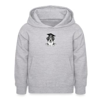 Abitur 2024 - Kinder Hoodie - Hellgrau meliert - Vorne - AI Model Kid Female (0cm)