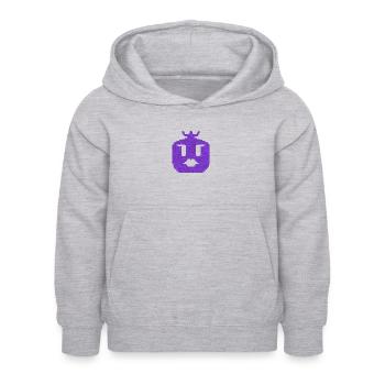 Shaini la reine - Sweat à capuche Enfant - gris clair chiné - Devant - AI Model Kid Female (0cm)