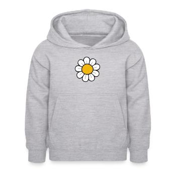 Daisy - Kids Hoodie - light heather grey - Front - AI Model Kid Female (0cm)