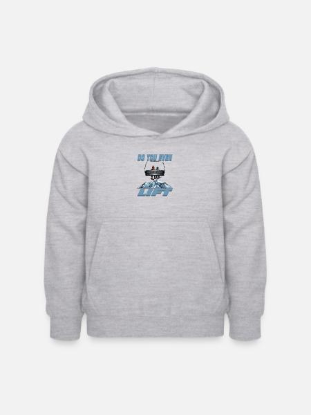 Do you even lift - Kinder Hoodie - Hellgrau meliert