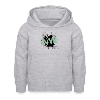 tauchen, diving, taucher, apnoe - Kinder Hoodie - Hellgrau meliert - Vorne - AI Model Kid Female (0cm)