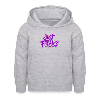 Just Freaks Rose Power Sport Fit - Just Freaks ® - Sweat à capuche Enfant - gris clair chiné - Devant - AI Model Kid Female (0cm)