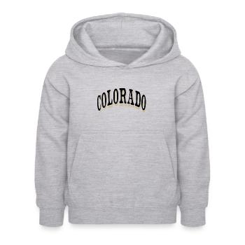 Colorado - Kinder Hoodie - Hellgrau meliert - Vorne - AI Model Kid Female (0cm)