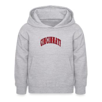 Cincinnati - Sweat à capuche Enfant - gris clair chiné - Devant - AI Model Kid Female (0cm)