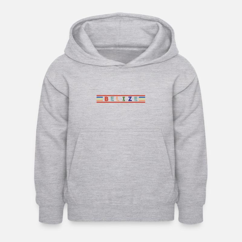 BELIZE - Kinder Hoodie - Hellgrau meliert