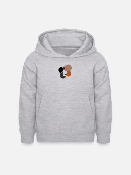 Skateboard Skateboarding Skater Halfpipe - Kinder Hoodie - Hellgrau meliert