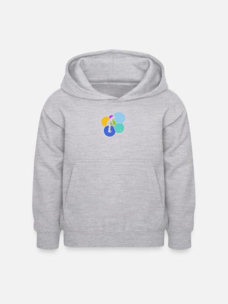 Golf Golfen Golfer Golfschläger - Kinder Hoodie - Hellgrau meliert