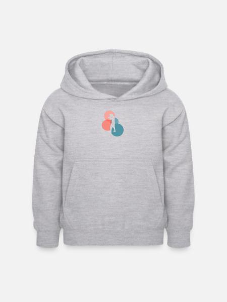 Boxer Boxing Boxing - Kinder Hoodie - Hellgrau meliert