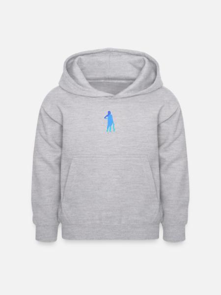 Skateboard Skateboarder Halfpipe Skate - Kinder Hoodie - Hellgrau meliert