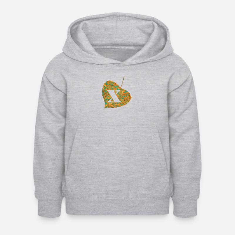 Sheet E 95 x - Kids Hoodie - light heather grey