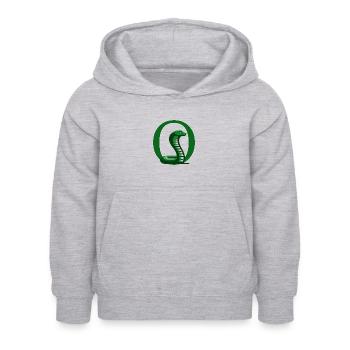 Letter o - Kids Hoodie - light heather grey - Front - AI Model Kid Female (0cm)