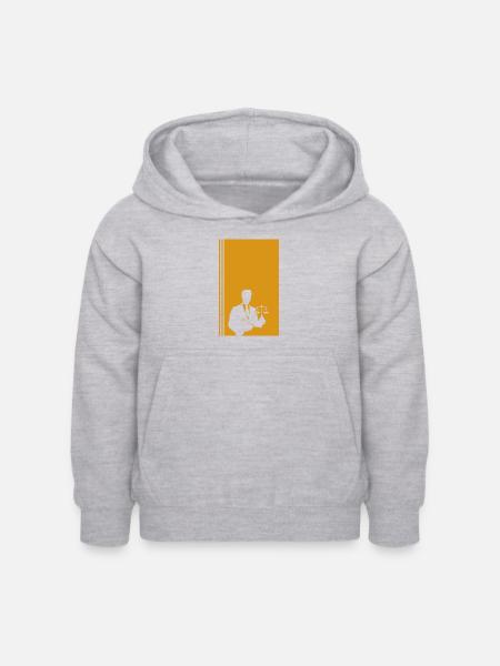 Richter Behandlung - Kinder Hoodie - Hellgrau meliert