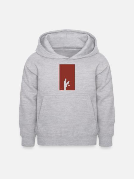 Richter Versicherung - Kinder Hoodie - Hellgrau meliert