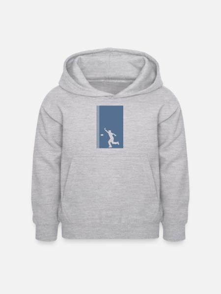 Spiel Säckchen Turnier - Kinder Hoodie - Hellgrau meliert