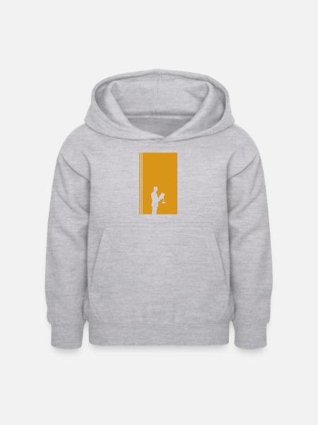 Gericht Richter - Kinder Hoodie - Hellgrau meliert